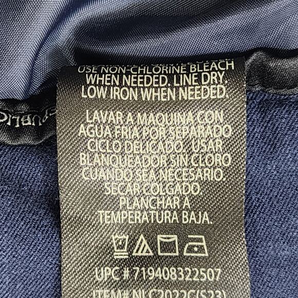 Banana Republic Pants Womens 10 Blue Mid Rise Straight Crop Capri Chino Stretch - Picture 7 of 12